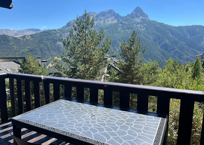 Studio Terrasse Sud Vue Montagnes Pra Loup 1500 La Maure photo
